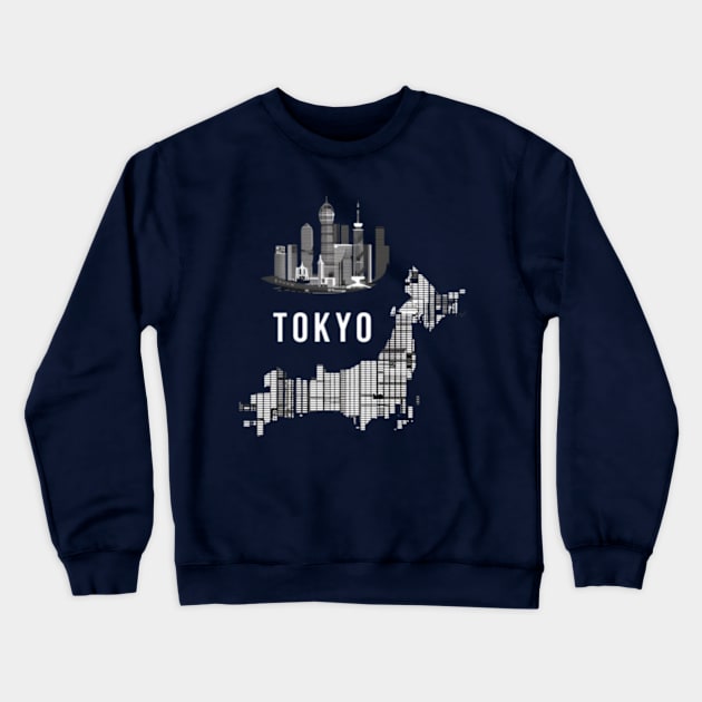 Tokyo Crewneck Sweatshirt by TshirtMA